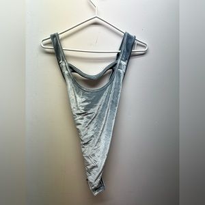 Velvet bodysuit costume